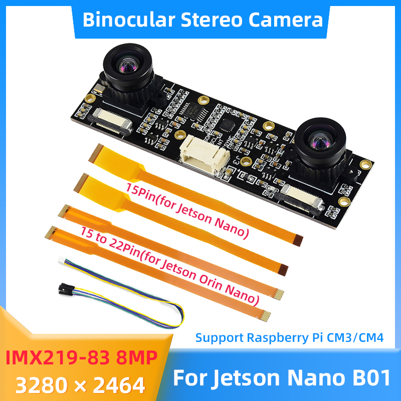 8MP IMX219 Binocular Camera fo - Pi Camera Module review and price