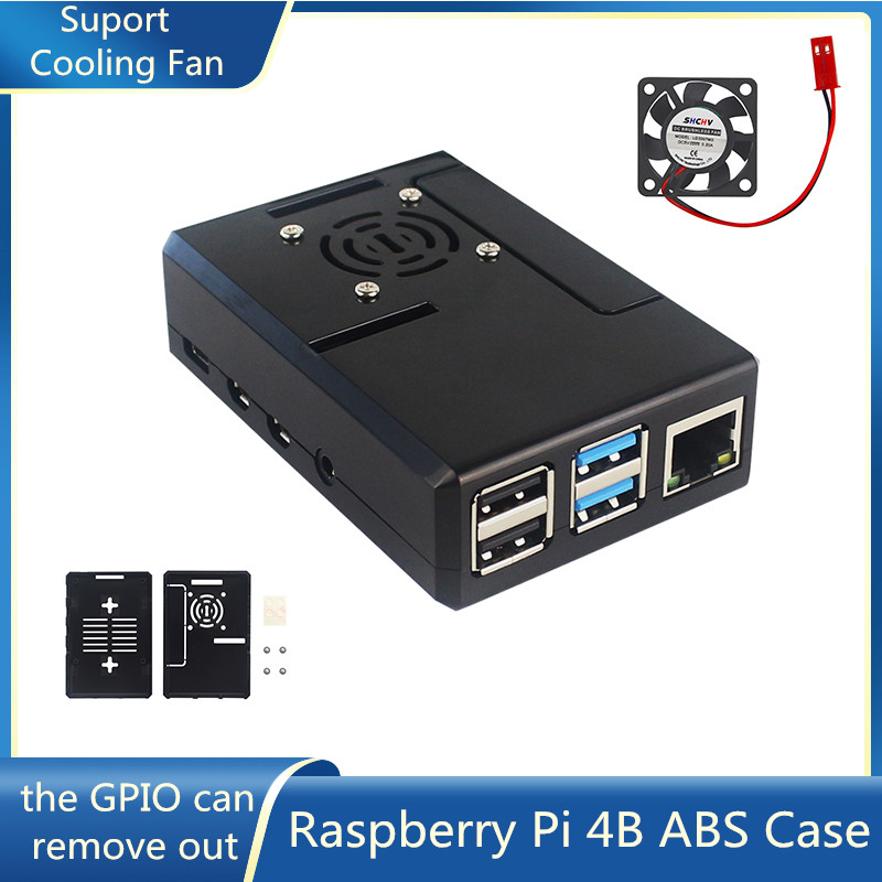 Raspberry Pi ABS Case Black Pl - Pi Cooler review and price