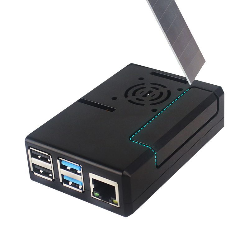 Raspberry Pi ABS Case Black Pl - Pi Cooler review and price